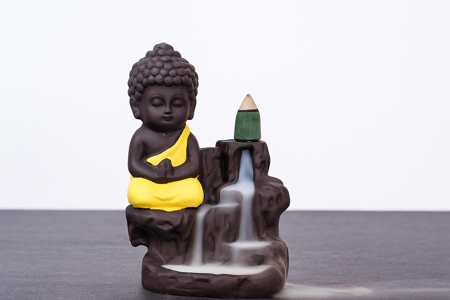 Buddha Backflow Incense Holder with 10 Scented Backflow Incenses - Image 4