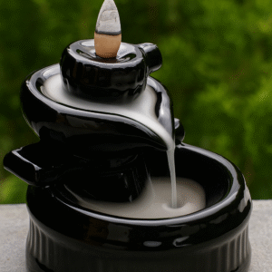 Shivling Backflow Smoke Holder With Free 20 Scented Incense